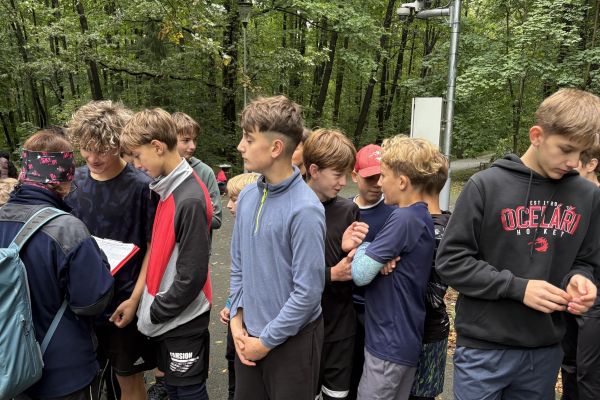 Přespolní běh chlapců: medaile byla na dosah